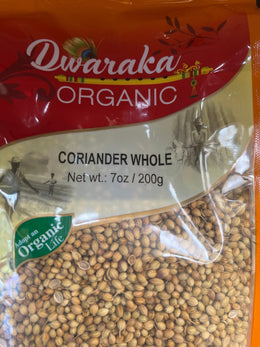 Dwarka Organic Coriander Whole 200 G
