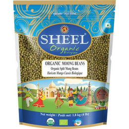 Sheel Organic Green Moong Beans 4 Lbs