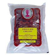 Laxmi Whole Red Chillies For Traditional Indian Cooking 7 Oz