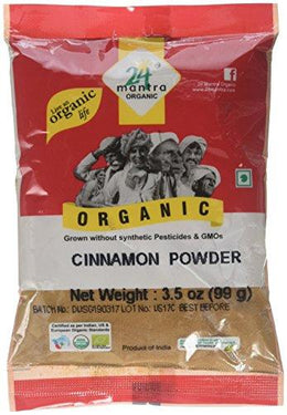24 Mantra Organic Cinnamon Powder 3.5 Oz