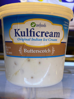 Zeefoods Butterscotch Indian Ice Cream 64 Oz