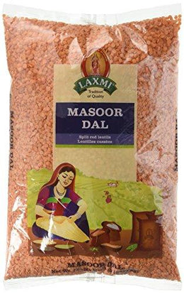Laxmi Masoor Dal Split Red Lentils 4 Lb (1.81 Kg)