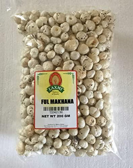 Laxmi Phool Makhana Puffed Lotus Seeds 200 G (7 Oz)