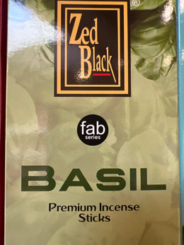 Zed Black Basil Incense Box 6 In