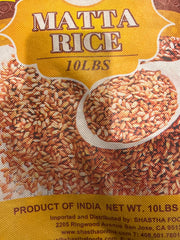 Shastha Food Matta Rice 10 Lb