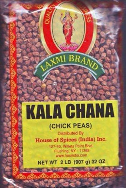 Laxmi Kala Chana Black Chickpeas Whole Chana 2 Pound Bag