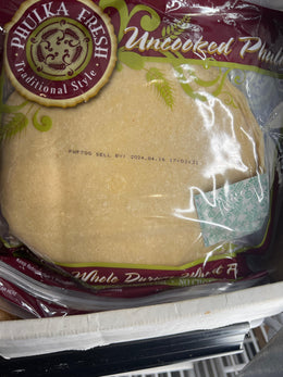 Phulka Fresh Uncooked Roti 18 Pc