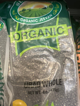 Sukhianna Organic Black Urad Whole 4 Lb