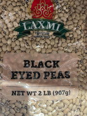Laxmi All Natural Black Eye Peas/Beans 2Lbs