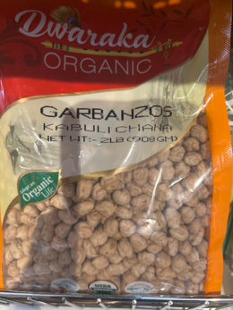 Dwarka Organic Kabuli Chana 2 Lb