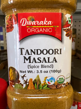 Dwarka Organic Tandoori Masala 3.5 Oz