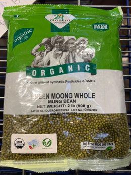 24 Mantra Organic Moong Whole 2Lb