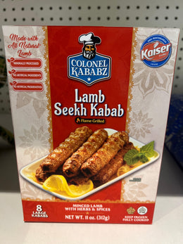 Colonal Kababz Lamb Seekh Kabab 8Pcs