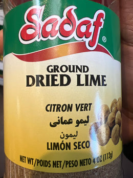 Sadaf Dried Lime Powder.