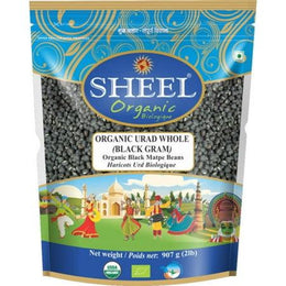 Sheel Organic Black Gram / Urad Whole 2 Lbs