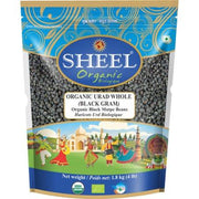 Sheel Organic Urad Whole / Black Gram 4 Lbs