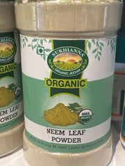 Sukhiana Organic Neem Leaf Powder 3.5 Oz